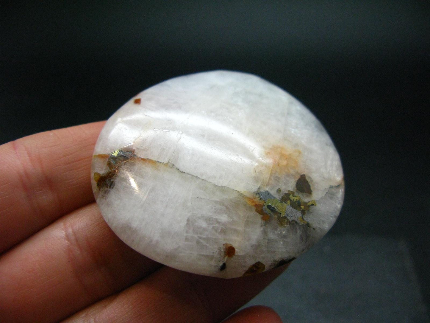 Rare Cryolite Tumbled Stone From Greenland - 1.8" - 32.18 Grams