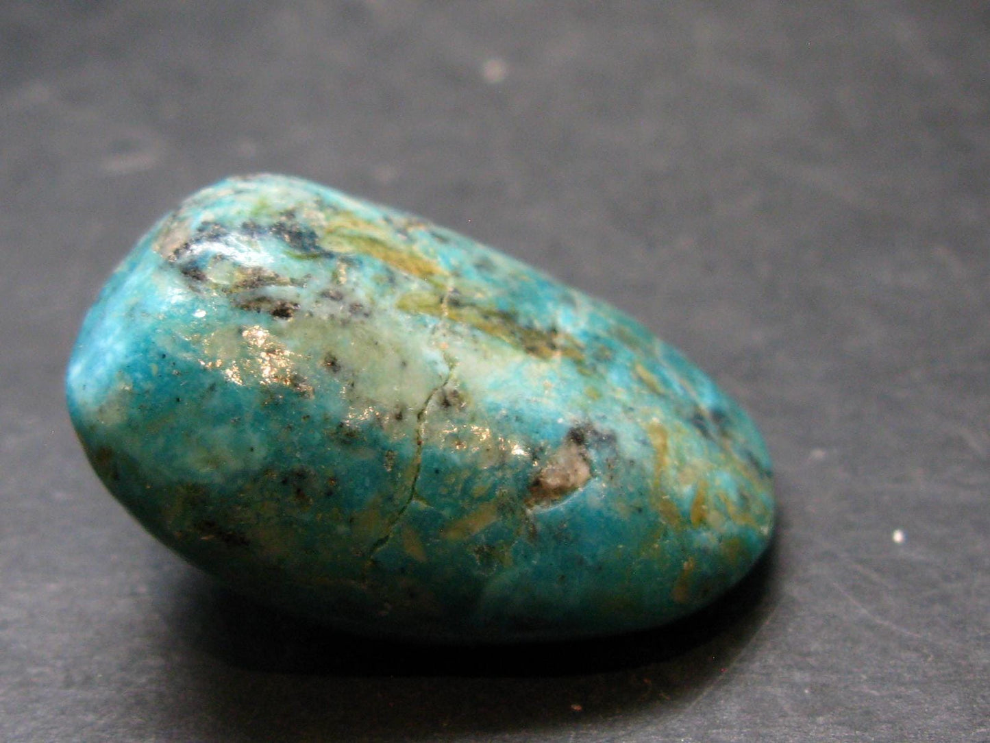Genuine Tumbled Turquoise from Arizona, USA - 1.4" - 17.0 Grams