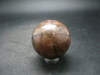 Chiastolite Variety of Andalusite Sphere from China - 1.5" - 92.3 Grams