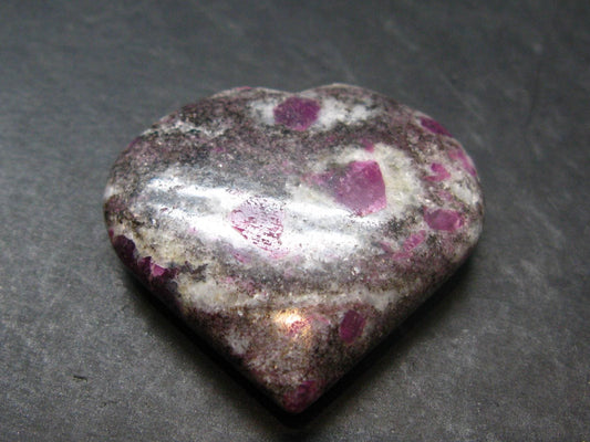 Ruby Heart From India - 1.4"