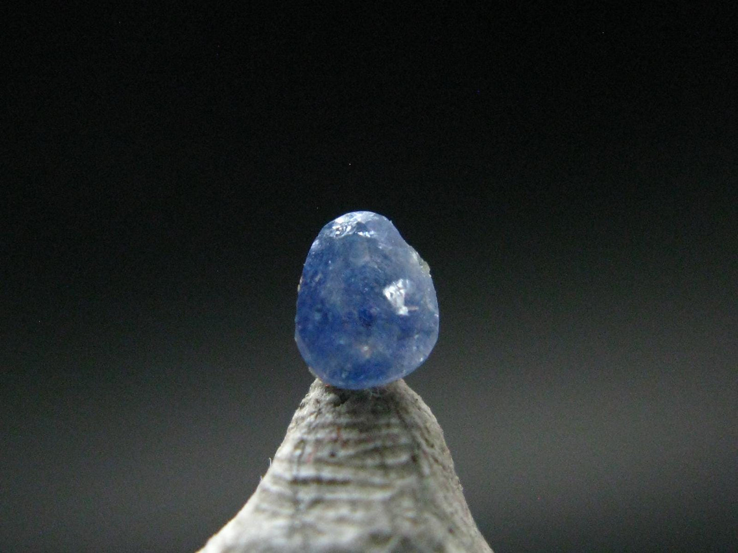 Gem Benitoite Cut Stone From California - 0.20 Carats - 4x3mm
