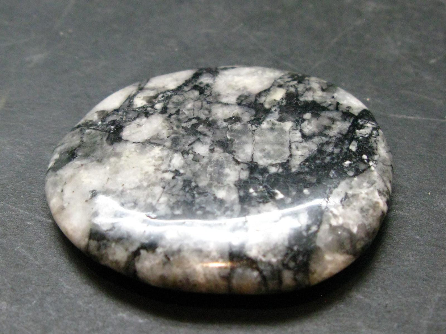 Rare Impactite Tumbled Stone From Norway - 1.7" - 21.63 Grams