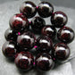 Garnet Almandine Genuine Bracelet ~ 7 Inches ~ 12mm Round Beads
