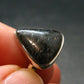 Real!! Very Rare Nuumite Nuummite Sterling Silver Ring from Greenland - 3.59 Grams - Size 6.25