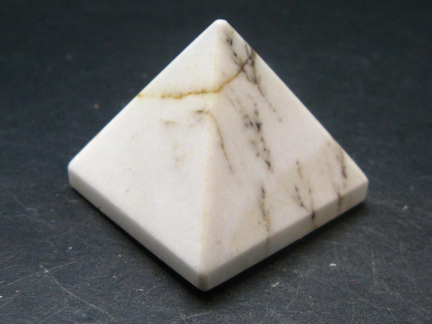 Rare White Barite Pyramid From Norway - 1.2"