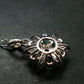 Emerald Silver Pendant W/Chain From Colombia - 3.05 Grams Total