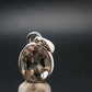 White Topaz Sterling Silver Pendant From Brazil - 0.7" - 2.11 Grams