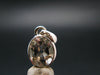 White Topaz Sterling Silver Pendant From Brazil - 0.7" - 2.11 Grams