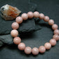 Intense Pink Calcite Genuine Bracelet ~ 7 Inches ~ 10mm Round Beads