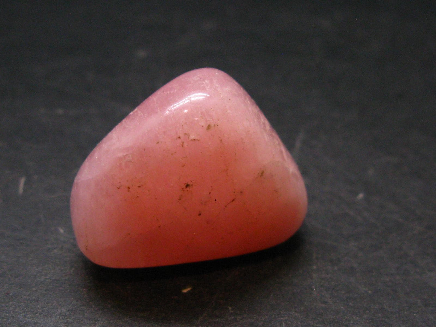 Rare Pink Petalite Tumbled Stone From Canada - 1.1" - 15.59 Grams