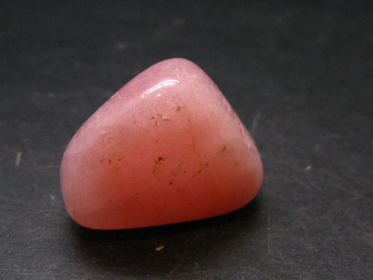 Rare Pink Petalite Tumbled Stone From Canada - 1.1" - 15.59 Grams