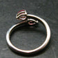 Pink Tourmaline Silver Ring From Brazil - 2.08 Grams - Size 7