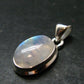 Natural Glow From Inside Moonstone 925 Silver Pendant - 1.0" - 3.31 Grams