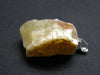 Rare Natural Rough Cat's-Eye Opal With 925 Silver Pendant from Tanzania - 1.1"