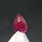 Beautiful Rare Gem Bixbite Red Beryl Emerald Cut Stone From Utah USA - 0.43 Carats - 6.5x4.6mm