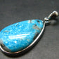 Turquoise Silver Pendant - 1.3" - 4.23 Grams