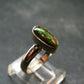 Ammolite Amolite Sterling Silver Ring From Canada - 3.05 Grams - Size 6