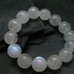 Moonstone Genuine Bracelet ~ 7.5 Inches ~ 18mm Round Beads