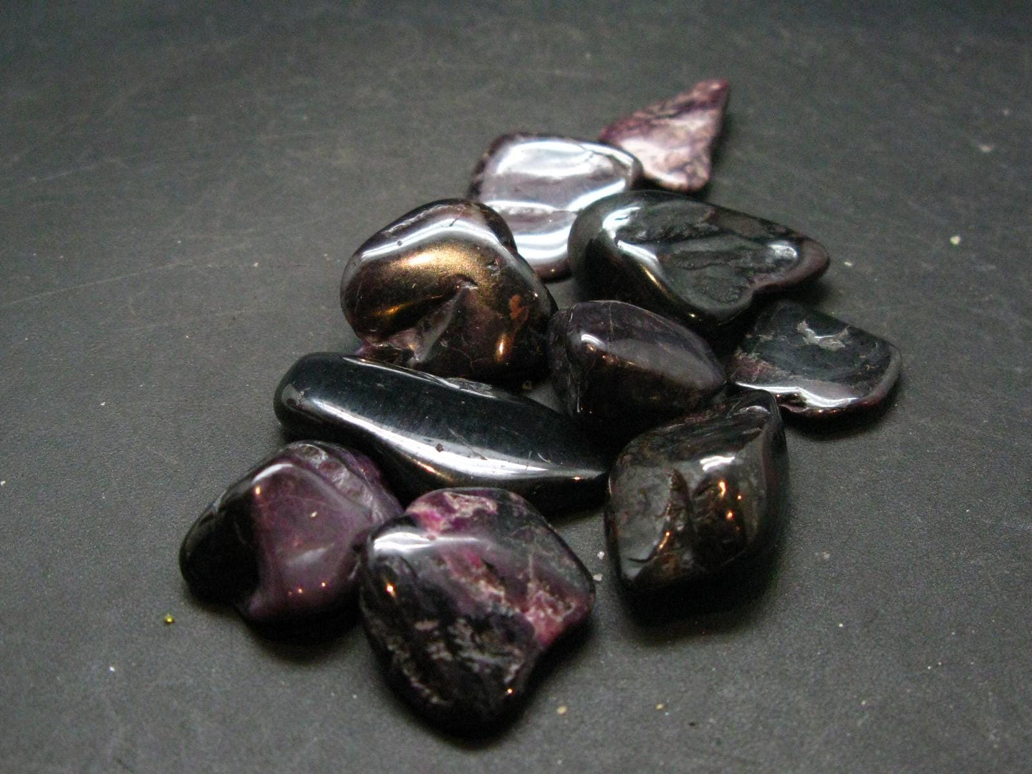 Lot of 10 Purple Sugilite Tumbled Piece From South Africa- 57.24 Grams