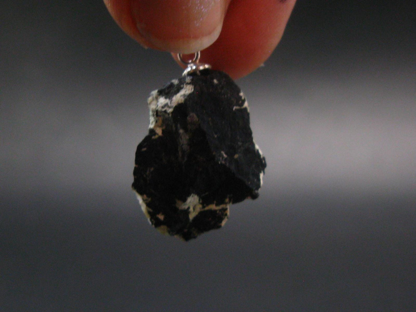 Covelite Covellite Crystal Silver Pendant From Peru - 1.1" - 5.4 Grams