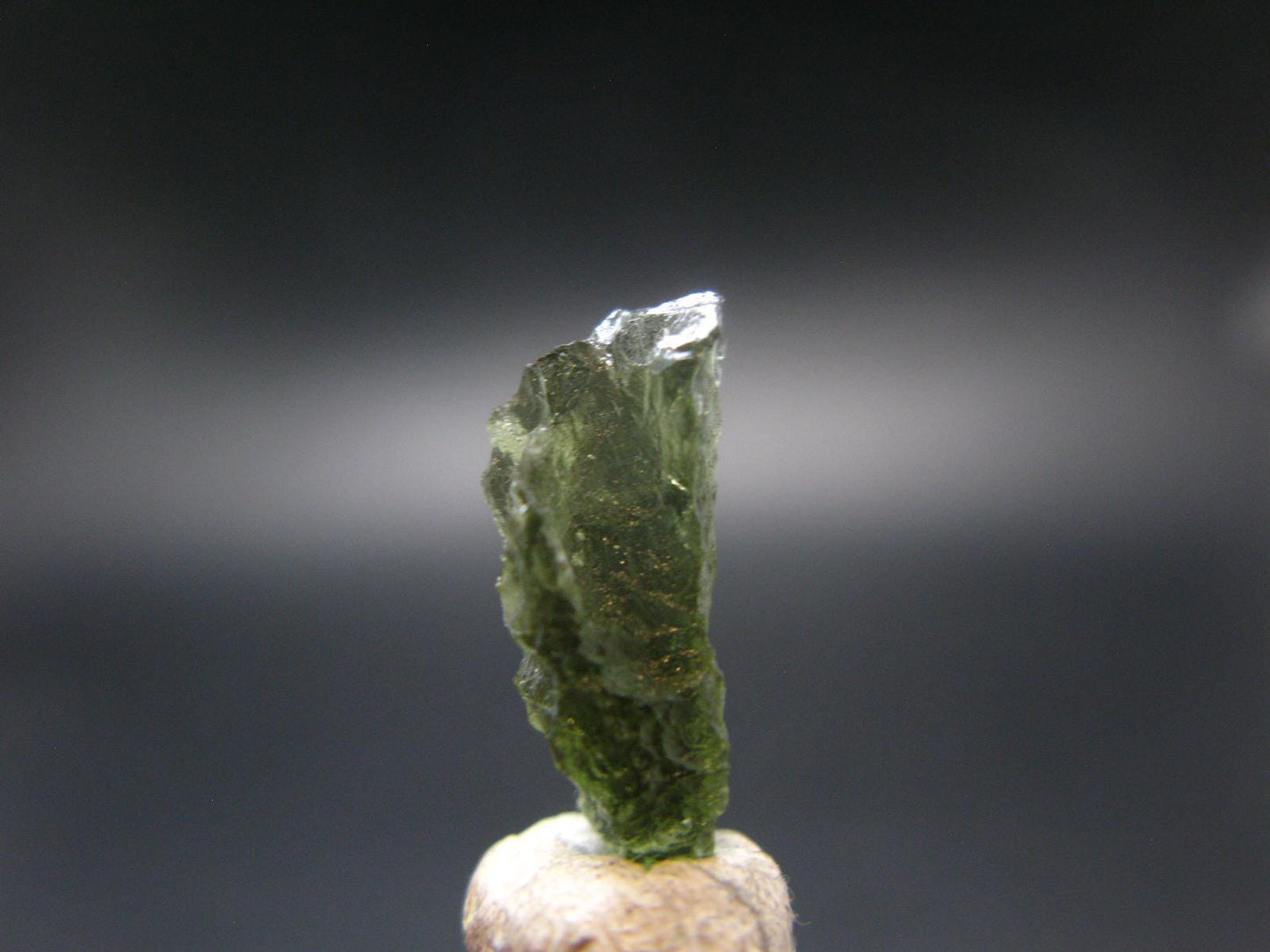 Moldavite Tektite Raw Piece from Czech Republic - 0.8" - 5.0 Carats - 1.0 Grams