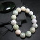 Jade Jadeite Genuine Bracelet ~ 7 Inches ~ 13mm Round Beads