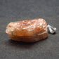 Romancing the Sunstone!! Raw Sunstone Silver Pendant From Tanzania - 1.1"