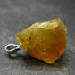 Heliodor (Yellow Beryl) Crystal Silver Pendant From Brazil - 0.9" - 3.61 Grams