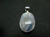 Natural Glow From Inside Moonstone 925 Silver Pendant - 1.3" - 6.5 Grams
