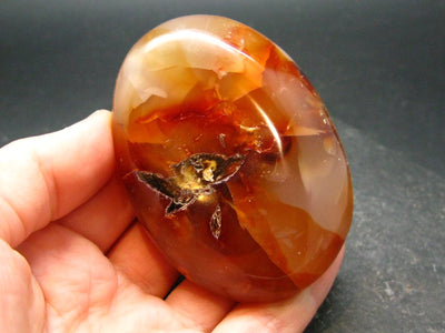 Carnelian Tumbled Stone From Madagascar - 2.6" - 136.0 Grams