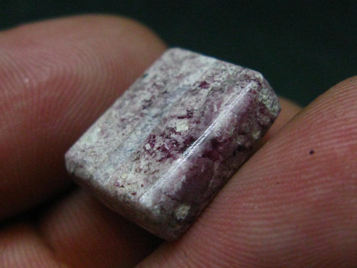 Beautiful Rare Gem Bixbite Red Beryl Emerald Cabochon From Utah USA - 12.01 Carats - 15x13mm