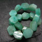 Emerald Genuine Bracelet ~ 7 Inches ~ 10mm Facetted Beads