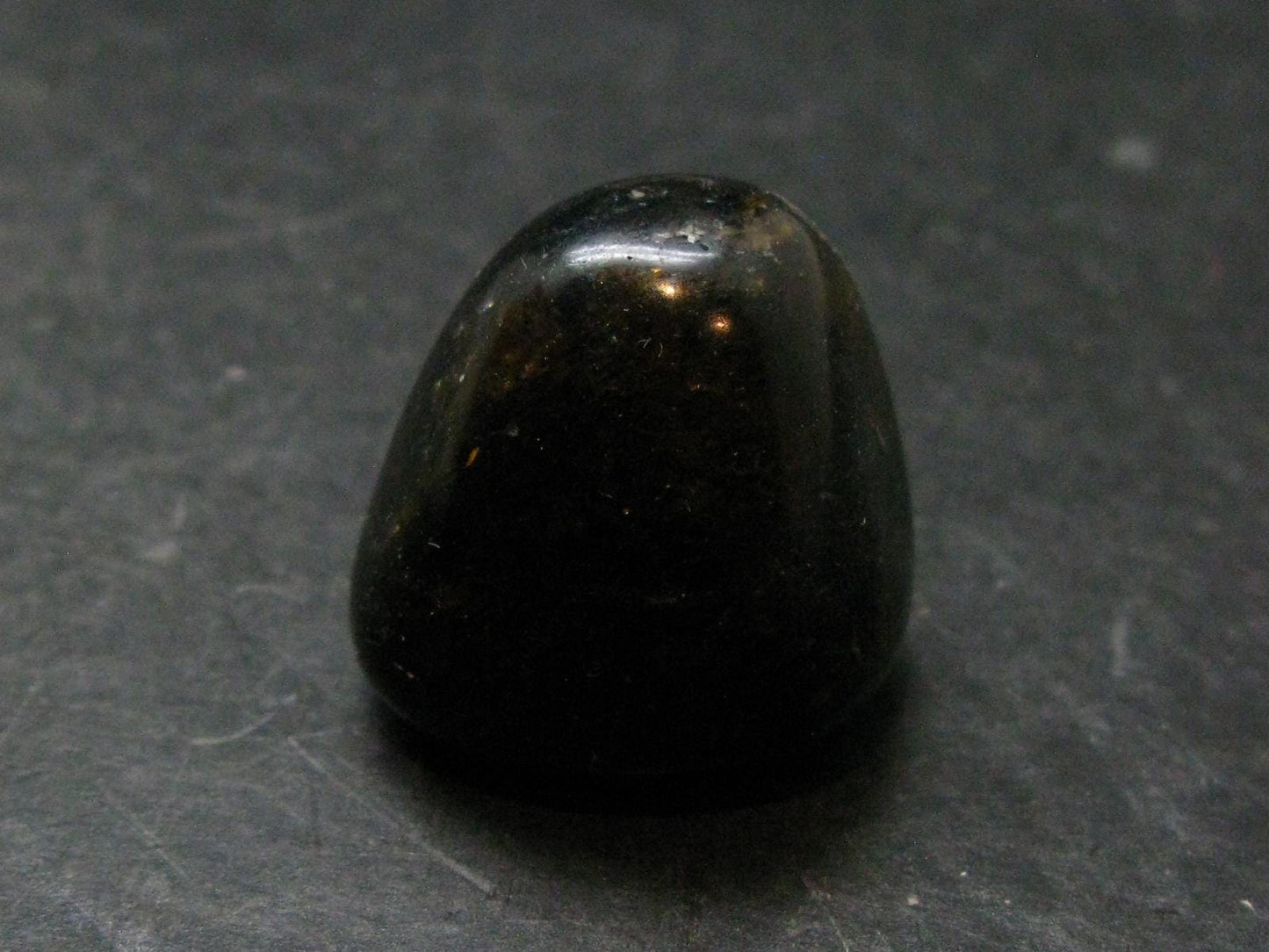 Rare Nuumite Nuummite Tumbled Stone From Greenland - 17.23 Grams - 1.0"