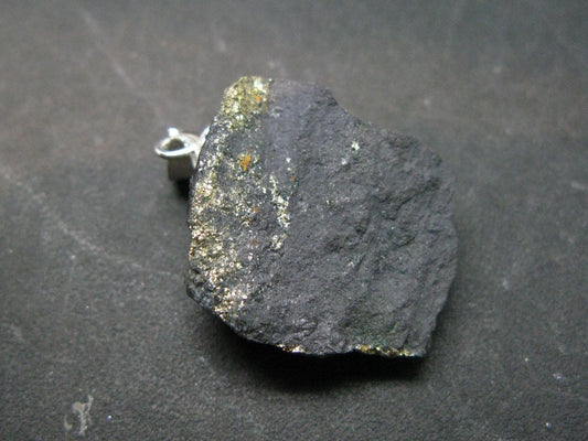 Healers Gold Silver Pendant From USA - 1.1" - 4.62 Grams
