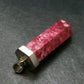 Thulite Silver Pendant From Norway - 1.8"