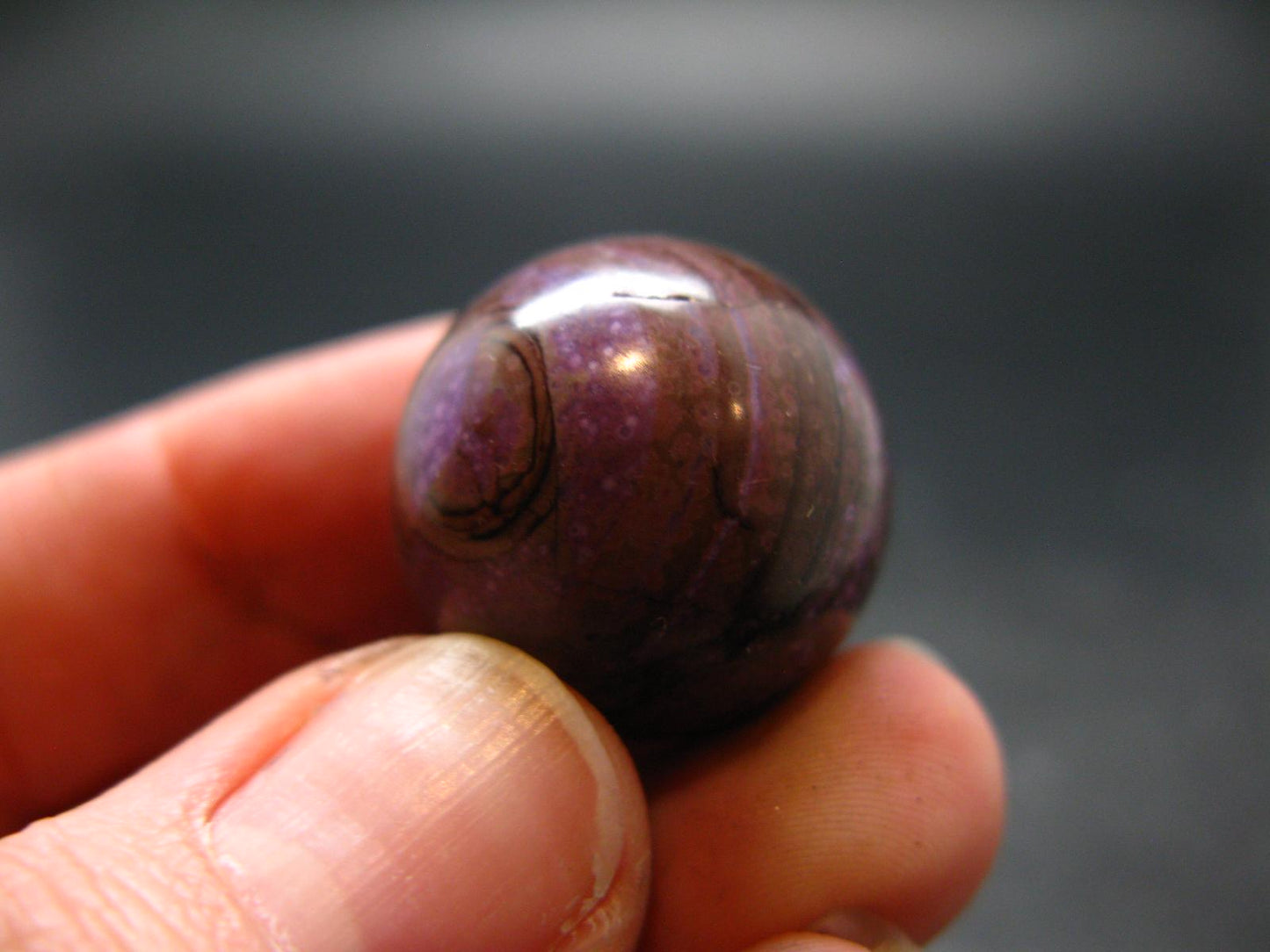 Sugilite Polished Sphere Ball From South Africa - 0.8" - 13.91 Grams
