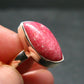 Thulite Silver Pendant From Norway - 3.81 Grams - Size 6