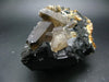 Fine Black Tourmaline and Smoky Quartz Crystal From Namibia - 4.3"