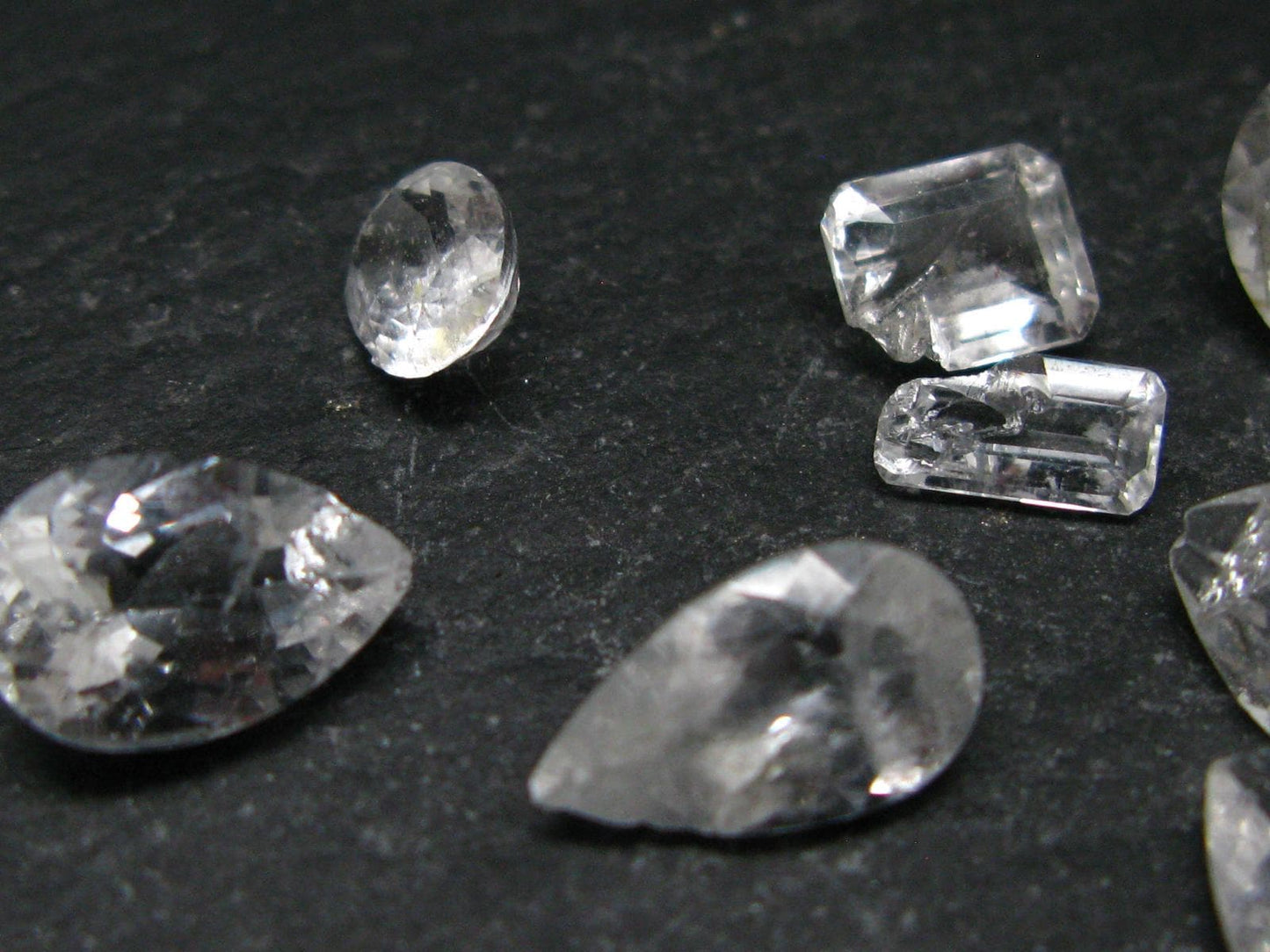 Lot of 15 Gem Phenacite Phenakite Chipped Cut Stones From Nigeria - 29.09 Carats