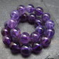 Amethyst Genuine Bracelet ~ 7 Inches ~ 8mm Round Beads
