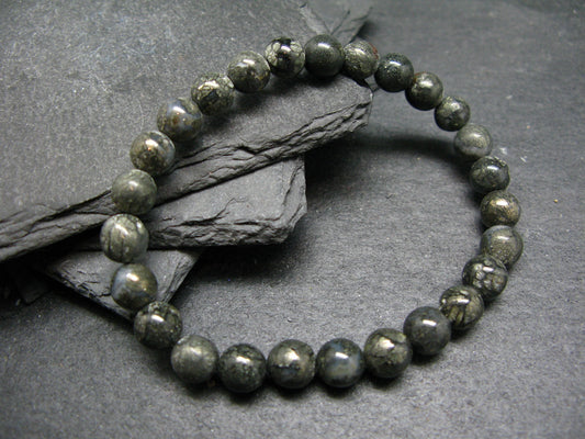 Healers Gold Genuine Bracelet ~ 7 Inches ~ 8mm Round Beads