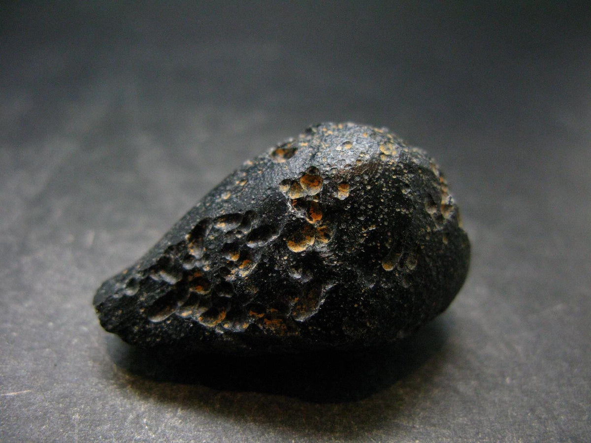 Rare Large Black Tibetan Tektite Raw Piece from Tibet - 1.7" - 27.47 Grams