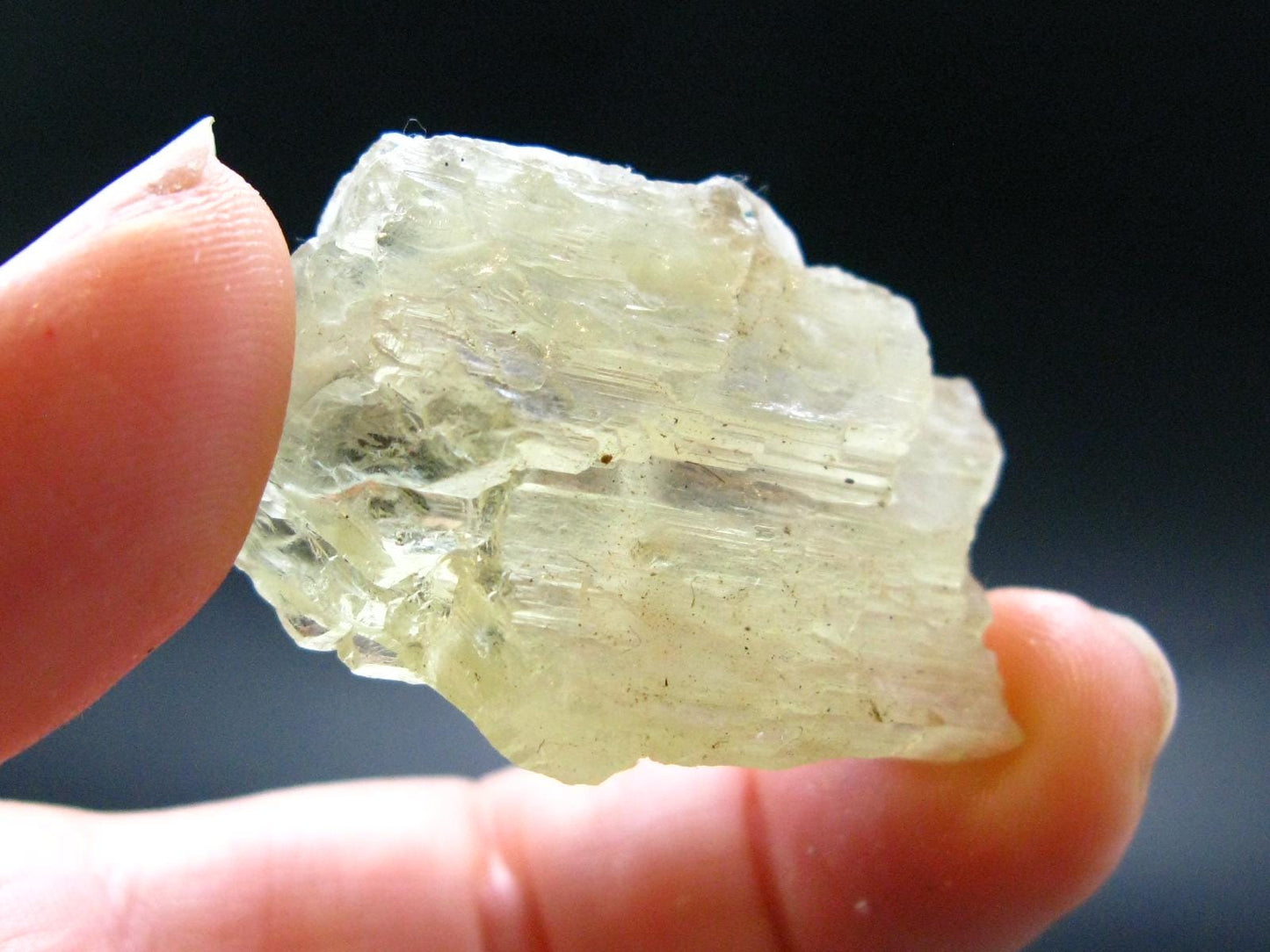 Gem Green Hiddenite Spodumene Crystal From Brazil - 1.3" - 15.31 Grams