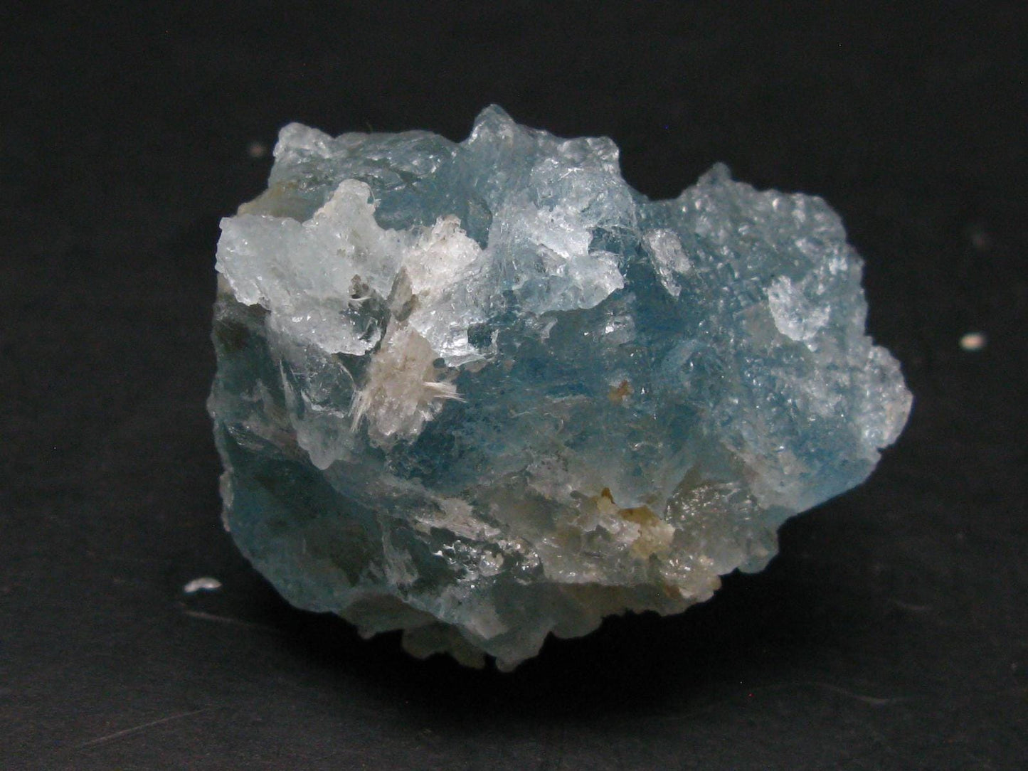 Gem Aquamarine Etched Crystal Blue Beryl From Brazil - 46.81 Grams - 1.8"