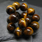 Tiger Eye Genuine Bracelet ~ 7 Inches ~ 14mm Round Beads