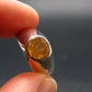Fabulous Untreated Faceted Gem Imperial Topaz 925 Silver Ring from Brazil - Size 6.25 - 6.30 Grams