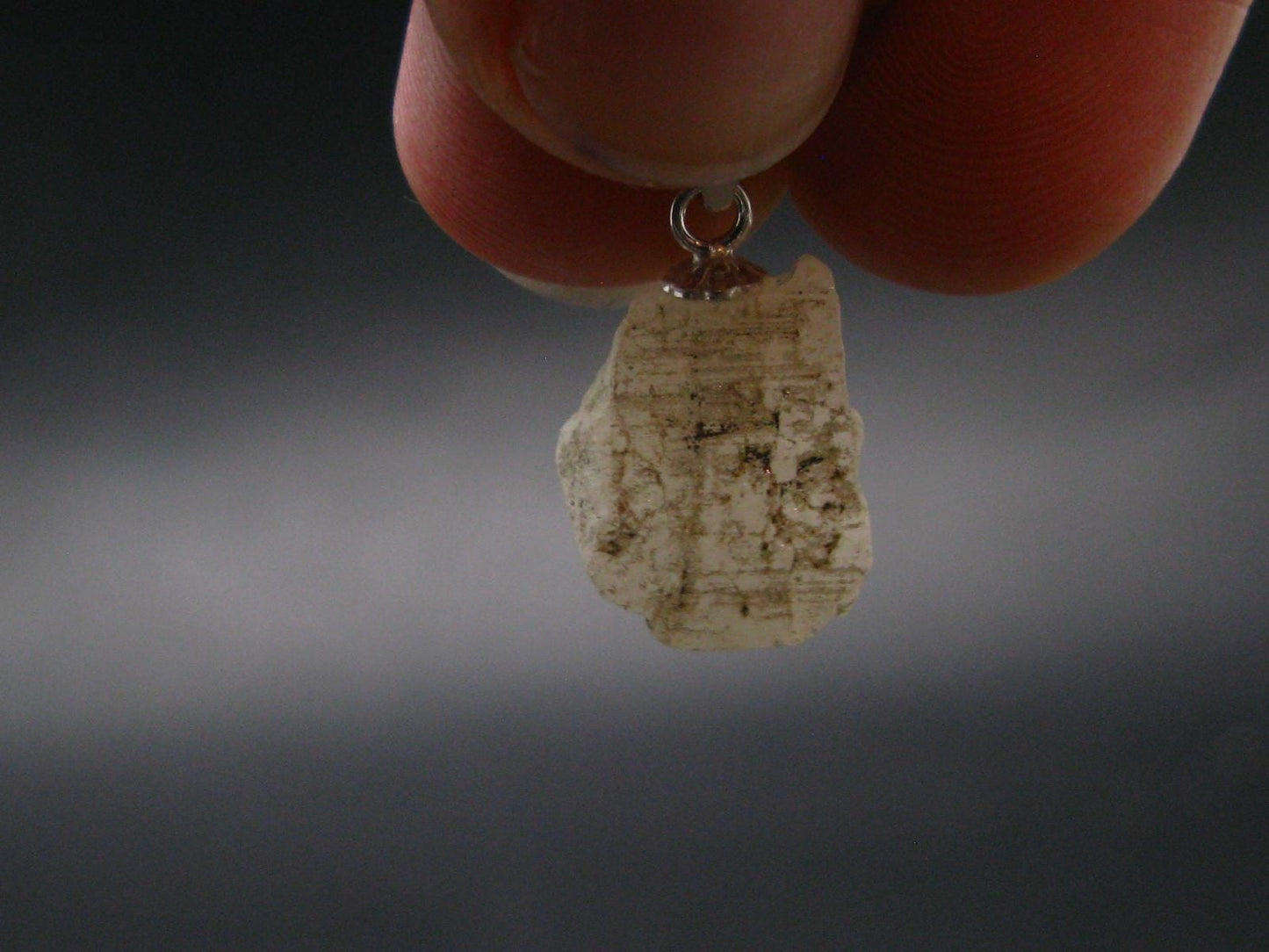 Phenakite Phenacite Silver Pendant from Brazil - 0.7 Inches - 1.83 Grams