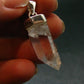 Lemurian Quartz Crystal Pendant From Brazil - 1.5" - 5.44 Grams