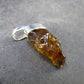 Natural Unheated Citrine Sterling Silver Pendant from Zambia - 1.2" - 2.65 Grams