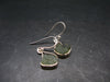 Moldavite Tektite Silver Earrings from Czech Republic - 2.7 Grams